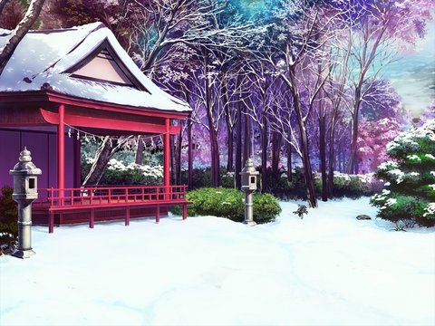 Shrine approach and main hall